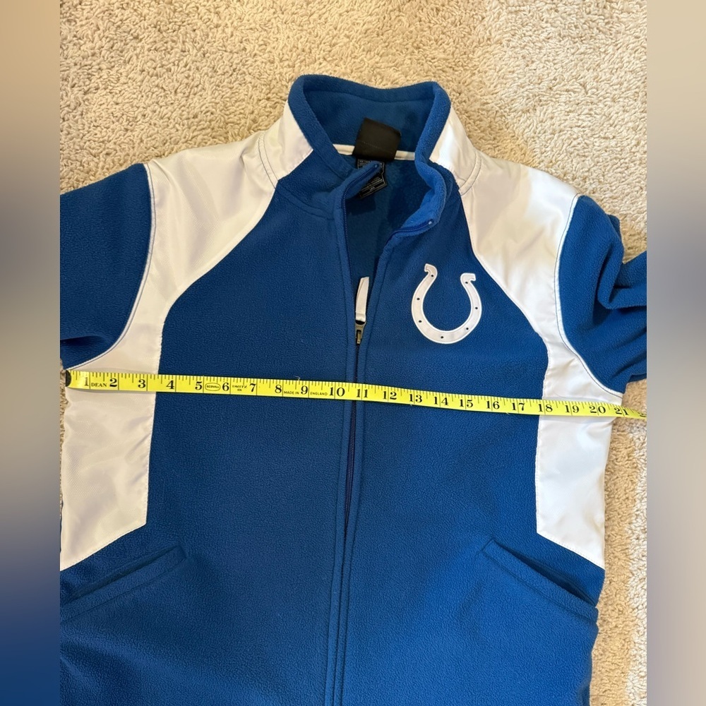 Women’s Reebok Colts Fleece jacket SZ L. Great condition - Picture 6 of 10